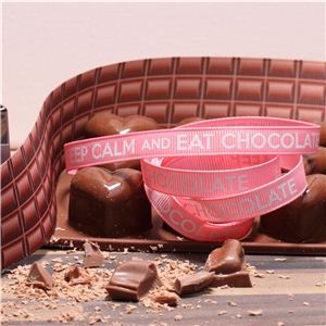 Chocolate Ribbons - Keep Calm Marshmallow